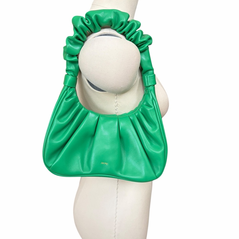 JW PEI Gabbi Ruched Hobo Handbag - Grass green